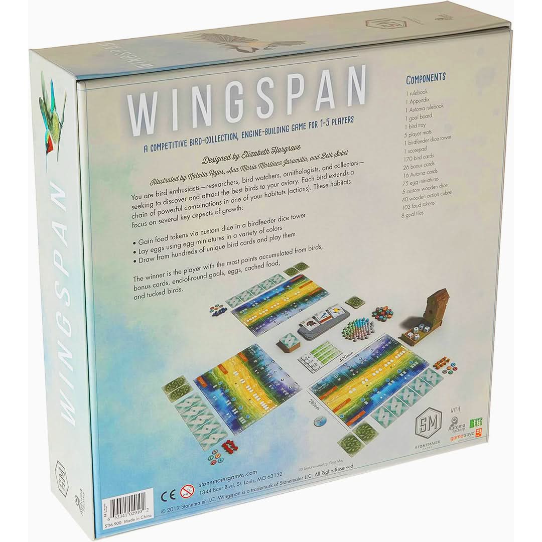 WINGSPAN Bird-Collection Board Game