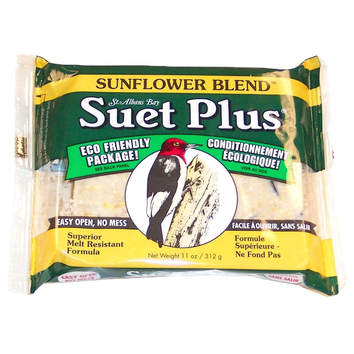 a package of st albans bay sunflower blend suet