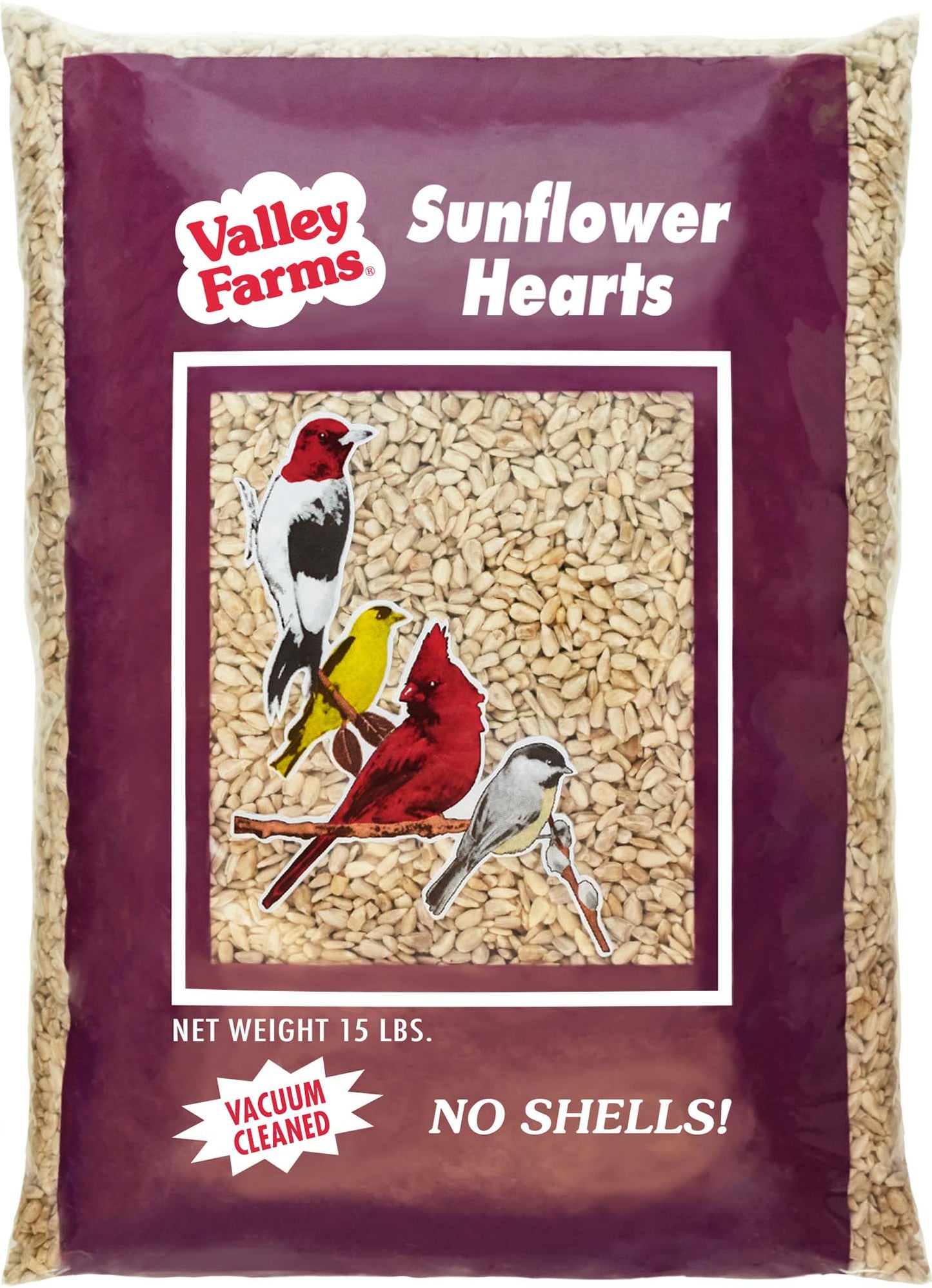 Valley Farms Sunflower Hearts Wild Bird Seed