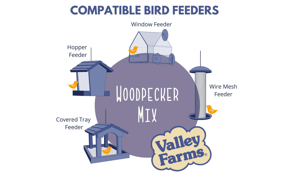 Valley Farms Woodpecker Mix Wild Bird Food