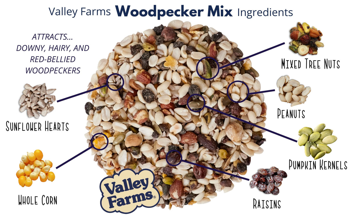Valley Farms Woodpecker Mix Wild Bird Food