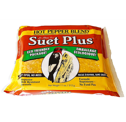 Hot Pepper Blend Suet Plus 12-Pack by ST. ALBANS BAY