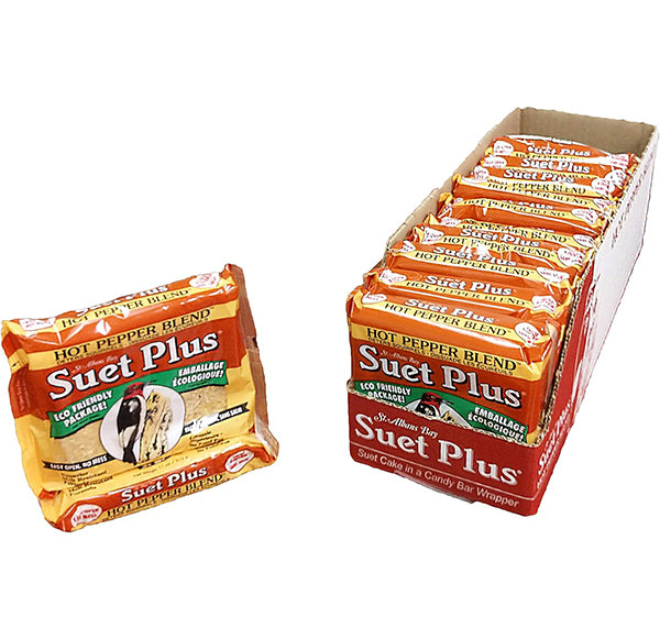 Hot Pepper Blend Suet Plus 12-Pack by ST. ALBANS BAY