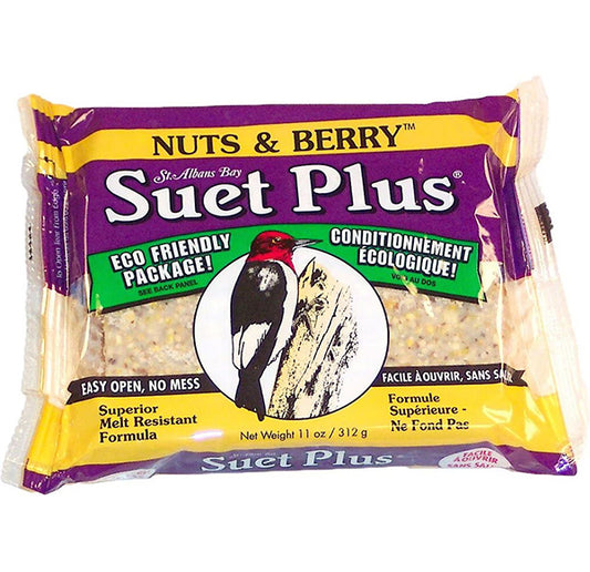 Nuts & Berry Blend Suet Plus 12-Pack by ST. ALBANS BAY