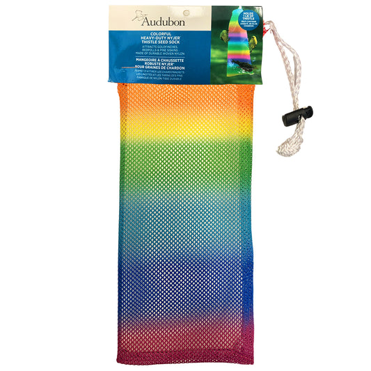 Colorful Heavy-Duty Nyjer Seed Sock by AUDUBON