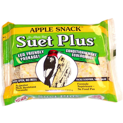 a package of st albans bay apple snack suet 