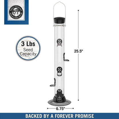 Onyx Clever Clean Extra Long 24” Thistle Finch Feeder by DROLL YANKEES