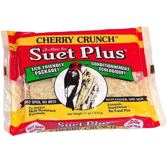 Cherry Crunch Suet Plus 12-Pack by ST. ALBANS BAY