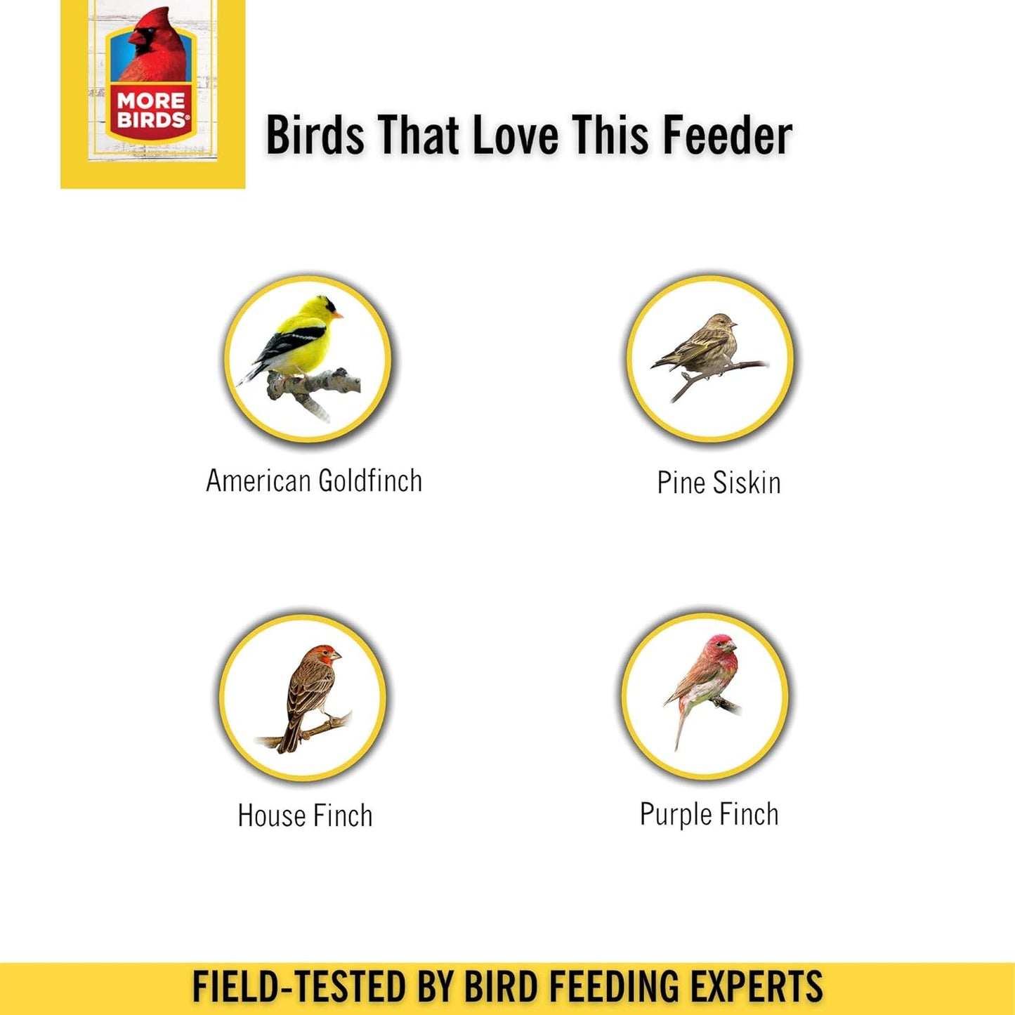 Finch Sock Feeder 2-Pack by MORE BIRDS