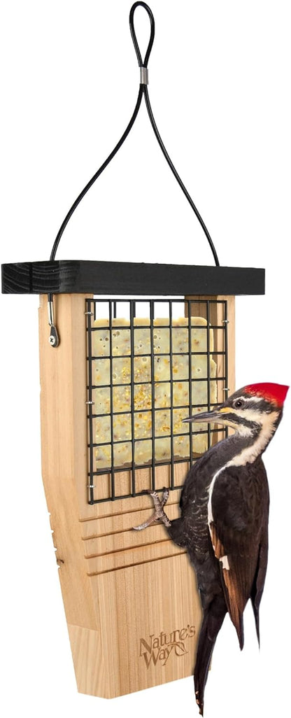 Cedar Tail Prop Suet Feeder by NATURE'S WAY