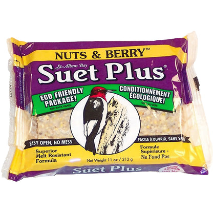 A package of st. albans bay nuts and berry suet