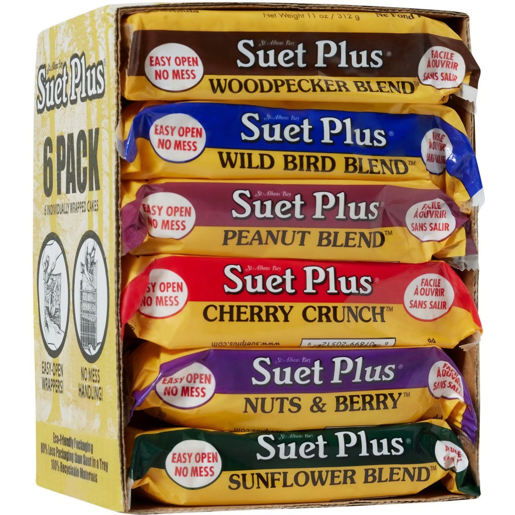 Suet Plus Variety 6-Pack by ST. ALBANS BAY – Valley Farms Shop