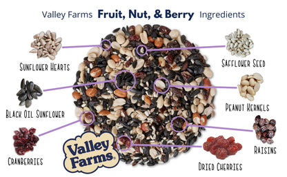 Valley Farms Fruit Nut & Berry Wild Bird Food