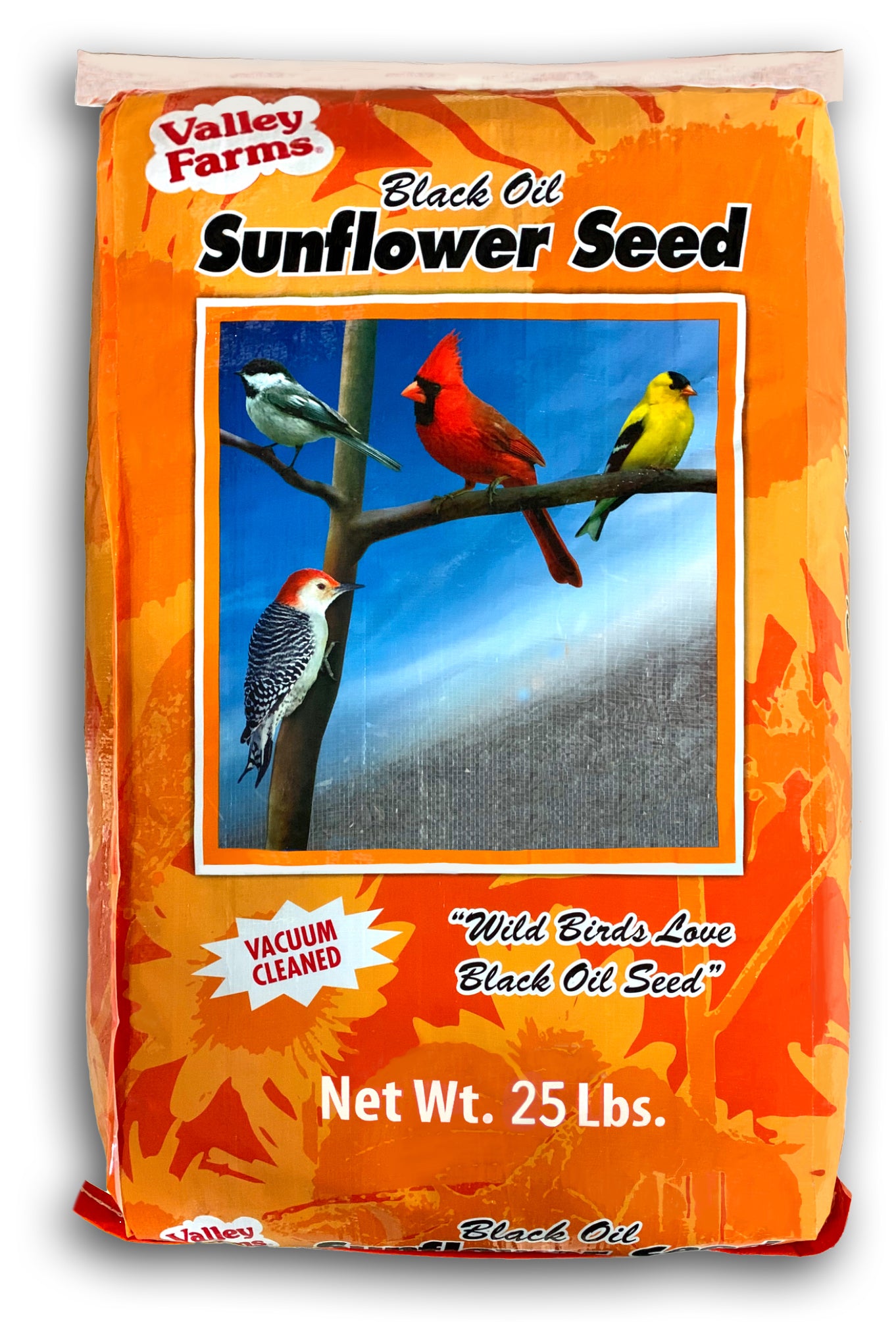 Valley Farms Black Oil Sunflower Seed Wild Bird Food