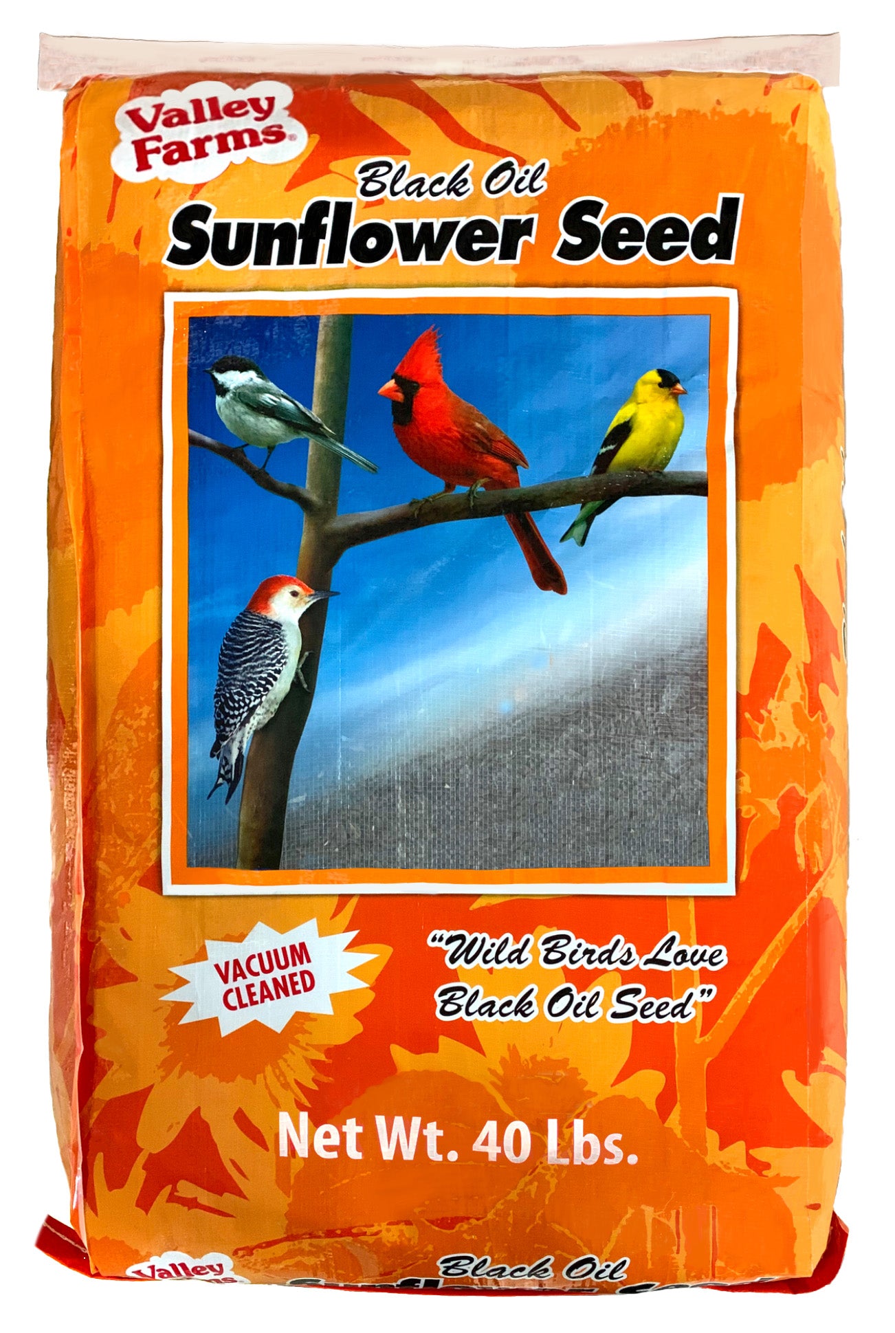 Valley Farms Black Oil Sunflower Seed Wild Bird Food