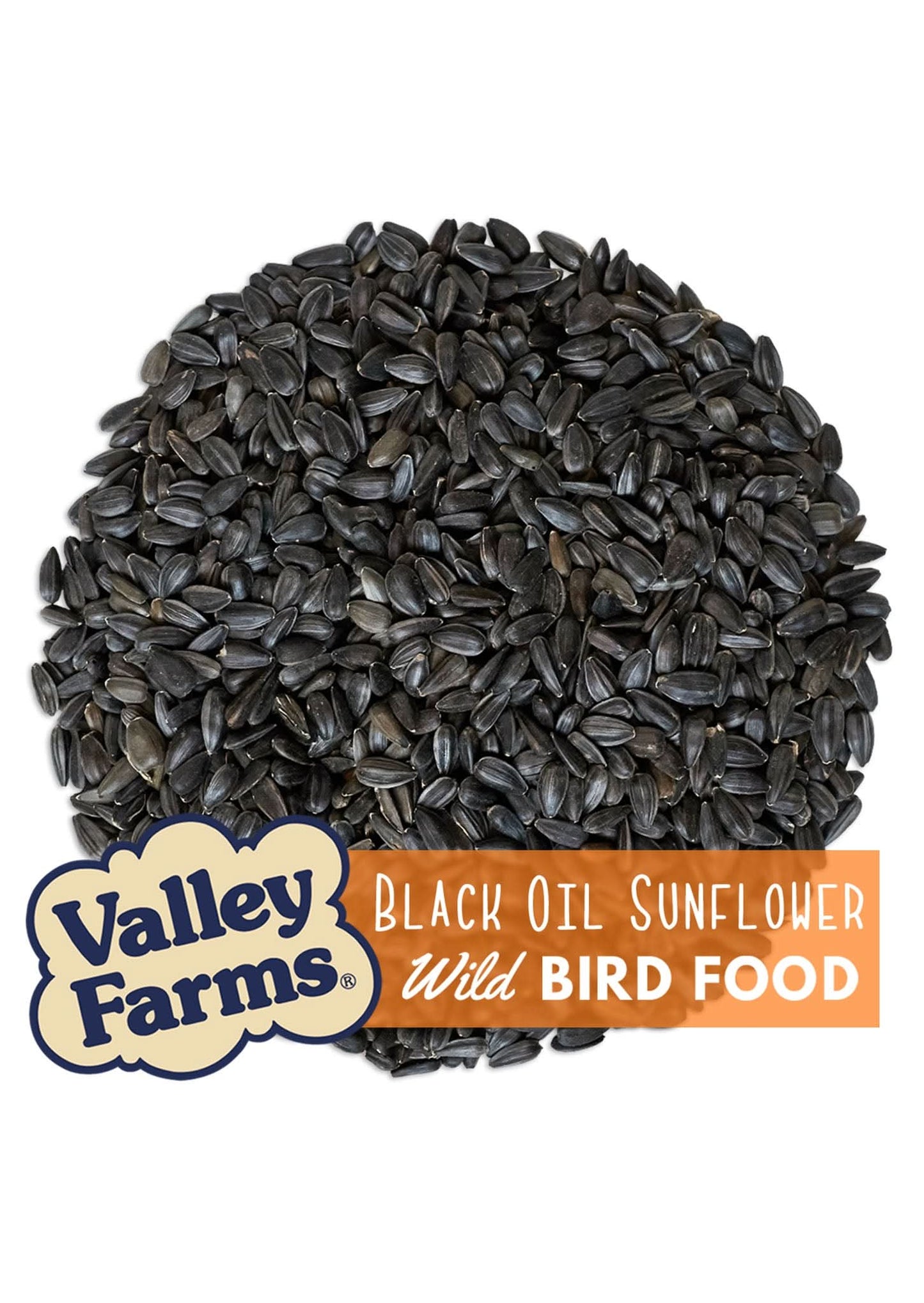 Valley Farms Black Oil Sunflower Seed Wild Bird Food