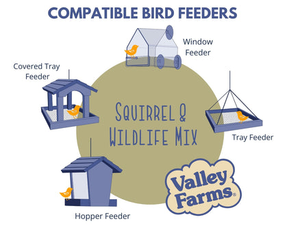 Valley Farms Squirrel & Wildlife Mix Wild Bird Food