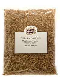 Valley Farms Natural Dried Mealworms 1LB