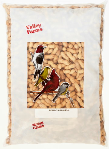 Valley Farms Peanuts in Shell Wild Bird Food - 8 LBS